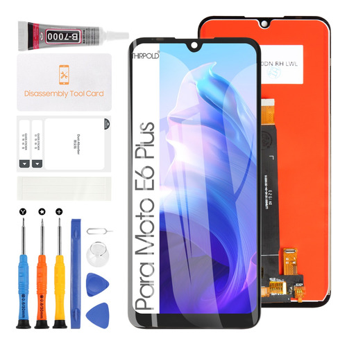 Para Moto E6 Plus Xt2025-1/2/3 Pantalla Táctil Lcd Display