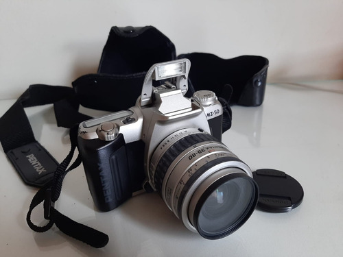 Câmera Analógica Slr Pentax Mz-50 35-80mm Com Flash Extra
