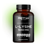 L-lysine Suplemento Inmunologico Antiviral 90 Caps 500mg Sabor Sin Sabor