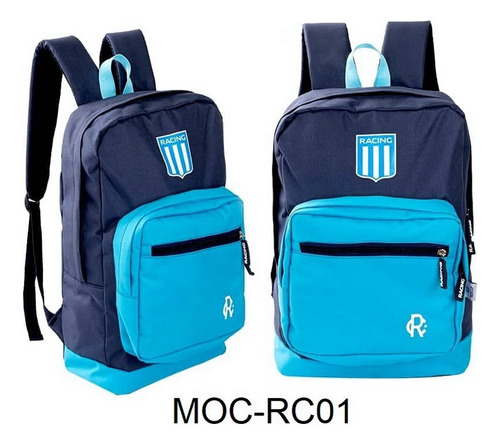 Mochila River/boca/racing/indepe Original Grande Reforzada 