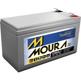 Bateria Moura 7ah 12v Alarme Nobreak Energia Solar 12mva-7