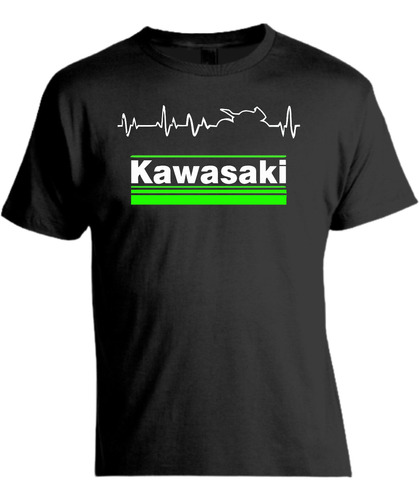 Remera Motoquera Kawasaki Moto Gp Algodon