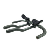 Guidão Speed Tt Aero Carbono Audax Adx Ab121 420mm Com Clip