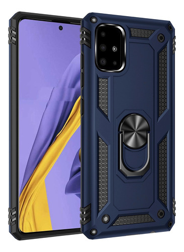 Funda Uso Rudo Antigolpe Con Anillo Para Samsung Modelos