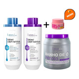 Forever Liss Progressiva 2 Litros  E Banho De Pérola 1kg