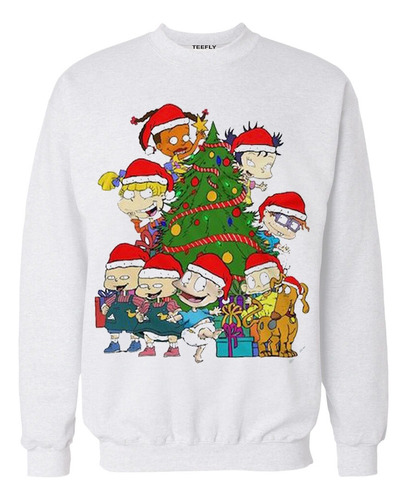 Sudadera Ugly Sweater Rugrats Nick Navidad Retro 90s Regalo 