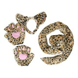 Ropa Gato - Fun Costumes Deluxe Animal Leopard Kit Ears Paws