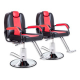 Sillón Barbero Hidráulico Peluquería Austin Combo X2