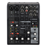 Mesa De Som Yamaha Ag06mk2 Com Interface Usb 6 Canais Bk
