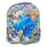 Mochila Sonic Primaria Backpack 179437 Color Multicolor