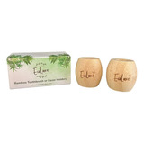 Ecoluxe Mini Soporte Natural Orgánico De Bambú Para Cepillo 
