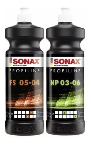 Kit Pulidores Sonax Np 03/06 Y Fs 05/04 Corte Y Abrillantado