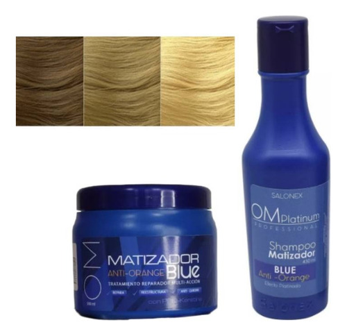 Pack Shampoo + Crema Matizadora Salomex Violeta Azul Grafito