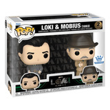 Funko Pop Loki E Mobius (1893), 2 Unidades, Funkoshop Loki Tv