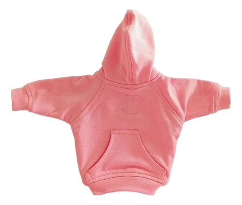 Saco Hoodie Rosado Para Perrito - Razas Medianas