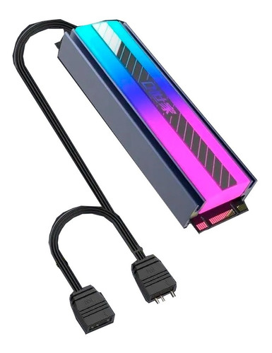 Dissipador Ssd M.2 Nvme Sata Led Rgb