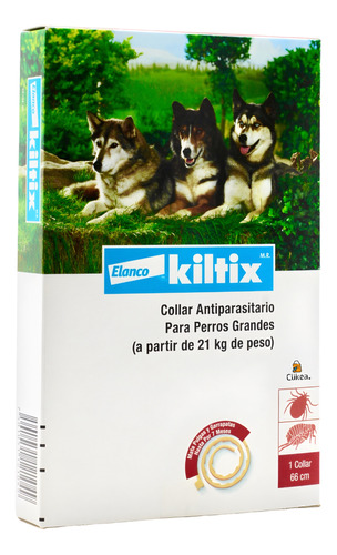 Collar Kiltix Antipulgas Y Garrapatas Para Perro Gde 66 Cm