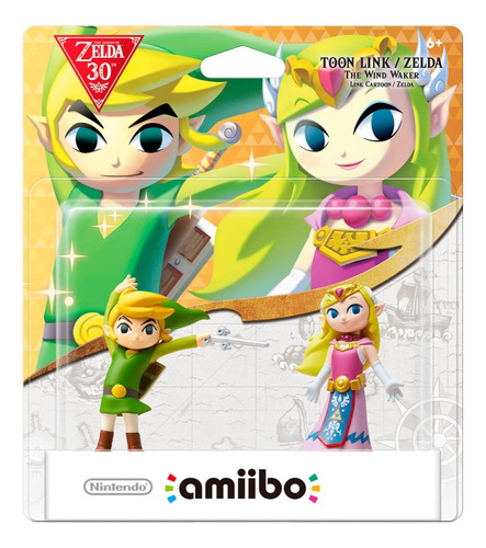 Amiibo The Legend Of Zelda Toon Link/zelda