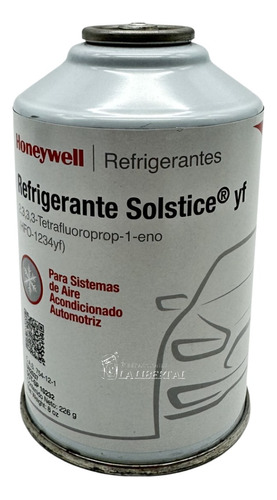 Gas Refrigerante R1234yf 8 Oz Honeywell R-1234yf 