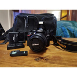 Nikon Kit D3200 + Lente 18-55mm Vr Dslr Color  Negro