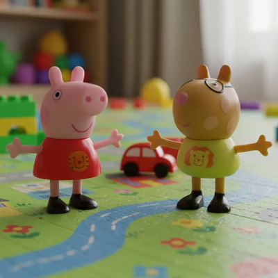 Bonecos Peppa E Pedro Melhores Amigos Peppa Pig Hasbro | Parcelamento sem juros