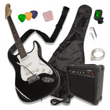 Kit De Guitarra Eléctrica Con 20w Amplificador Y Accesorios