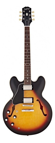 Guitarra Canhota Semi Acustica EpiPhone Es335 Sunburst