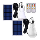 2 Solar Led Lamps Charging Lights Illumination