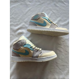 Jordan 1 Mid Celestine Blue Talla 26