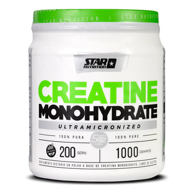 Creatina Star Nutrition 1 Kg Monohidrato Micronizada Sabor Sin sabor | Envío gratis