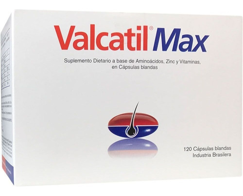 Valcatil Max X120 Caps. Blandas Para La Caída Del Cabello