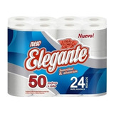 Papel Higienico Hs Extra Blanco Elegante 24ux50m Pack X2
