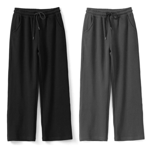 Pack 2 Pantalón Buzo Hombre Con Chiporro Invierno