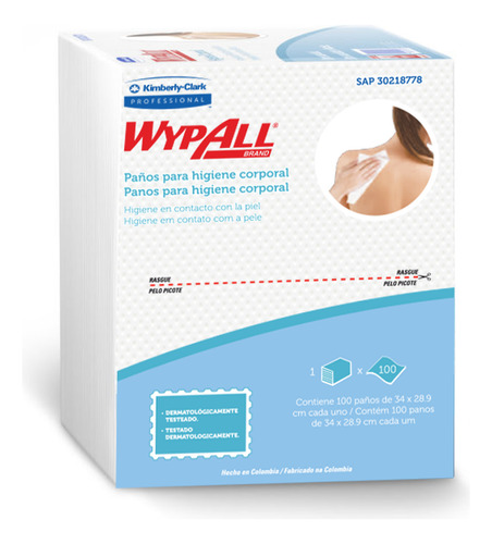 Wypall Higiene Corpora X 100 - Kg a $23221