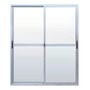 Puerta Ventanas Waluminio Ad401 De 1.50 X 2.00 Serie 20 Color Plateado