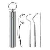 Set Portátil De Limpieza Dental De Acero Inoxidable: Diente