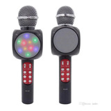 Micrófono Interactivo Para Niños Bluetooth Karaoke Luces