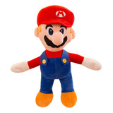 40 Cm Muñeco Peluche Super Mario Bros Modelo Luigi Calidad