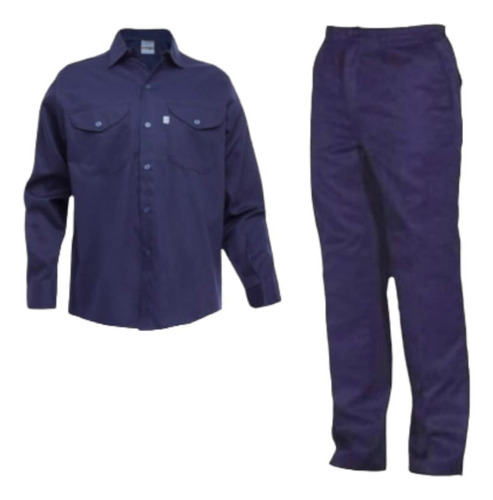 Conjunto Camisa Y Pantalón De Trabajo Ombu T.50 Al 54