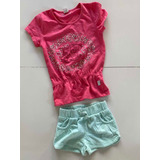 Short Y Remera Niña (pack X2)