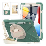 Funda Con Mica Y Correa Ajustable Para iPad 10.2 9/8/7.ª