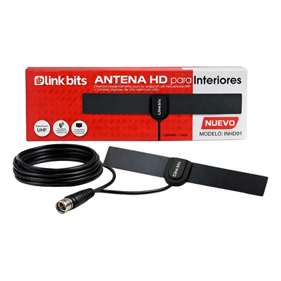 Antena Hd Tv Link Bits Inhd01 Para Señal Digital Interiores | MercadoLibre
