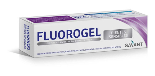Fluorogel Dientes Sensibles Menta Gel X 60gr