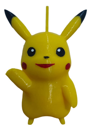 Figura Pokemon Pikachu Impresa 3d Pintada A Mano 15cm