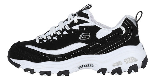 Zapatilla Skechers Mujer D'lites - Biggest Fan Blanco/negro