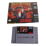 Brawl Brothers  Snes Original Super Nintendo Cartucho