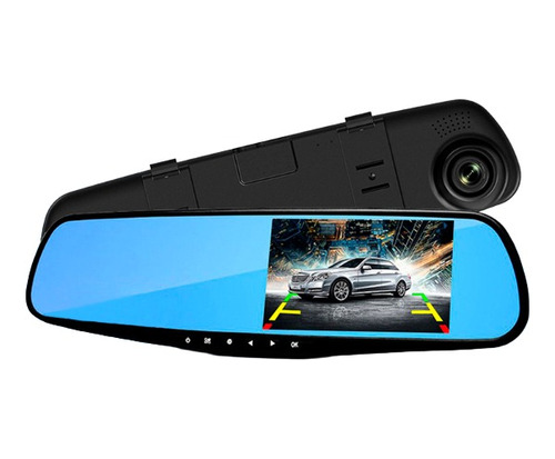 Espejo Retrovisor Con Cámara Para Auto Blackbox Dvr