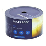 100 Cdr Multilaser  52x  Com Logotipo  Original