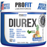 Diurex Chá Diurético Termogênico Detox 200g - Profit Sabor Abacaxi Com Coco