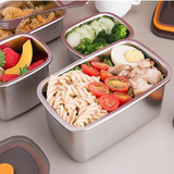 Lunchera Acero Inox 1300ml Apto Para Hornalla Elect Y Horno 